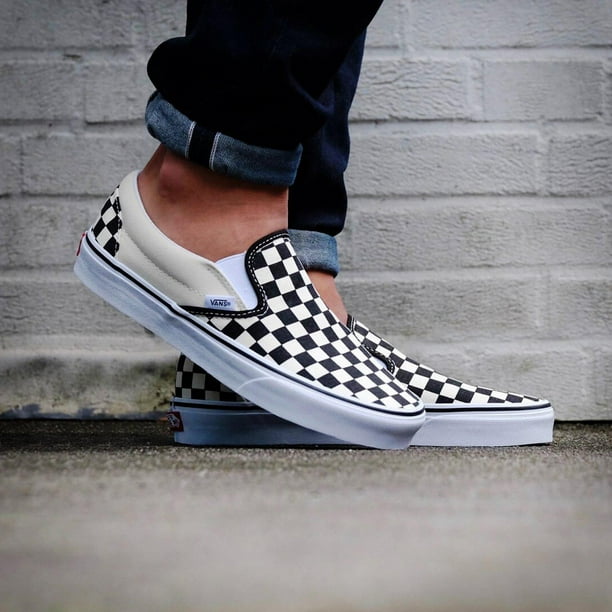 Gray and black slip on vans 2025