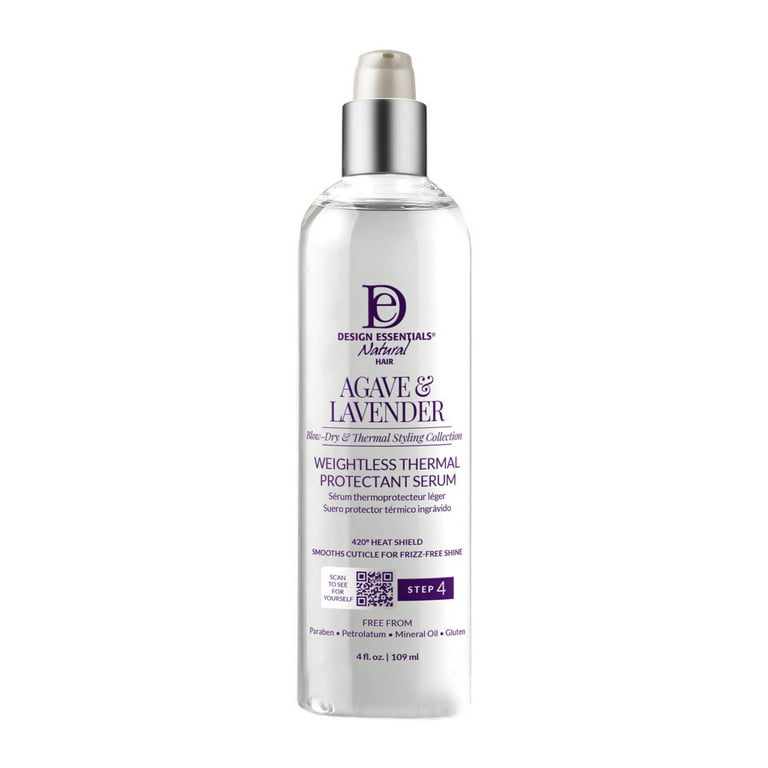 DESIGN ESSENTIALS Agave & Lavender Weightless Thermal Protectant Serum (4oz) DESIGN ESSENTIALS Agave & Lavender Weightless Thermal Protectant Serum (4oz)