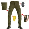 thumbnail image 1 of Jeans de Moto Pantalons de Course avec Protecteurs Anti-Chute, 1 of 6