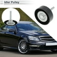 thumbnail image 3 of Unique Bargains Drive Belt Idler Pulley for Audi A3 2005-2013 Serpentine Tensioner Pulley Idler with Bolt Washer No.6QD145276 Plastic Black 1 Pcs, 3 of 6