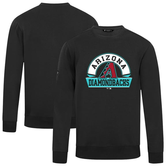 Men's Levelwear  Black Arizona Diamondbacks Zane Banner Arch Sweatshirt