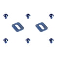thumbnail image 1 of koolsoo 2Pcs Bike Self Locking Pedal Gaskets Beginners Spare Maintenance with Screws Blue, 1 of 9