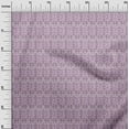 thumbnail image 3 of oneOone Georgette Viscose Purple Fabric Asian Kilim Fabric For Sewing Printed Craft Fabric By The Yard 42 Inch Wide, 3 of 5