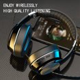 thumbnail image 2 of sweethay Auriculares 5.0 compatibles con Bluetooth Altavoz plegable de 40 mm 3 modos Radio Música Auriculares Auriculares con cable de audio Cables de audio/vídeo Negro, 2 of 6