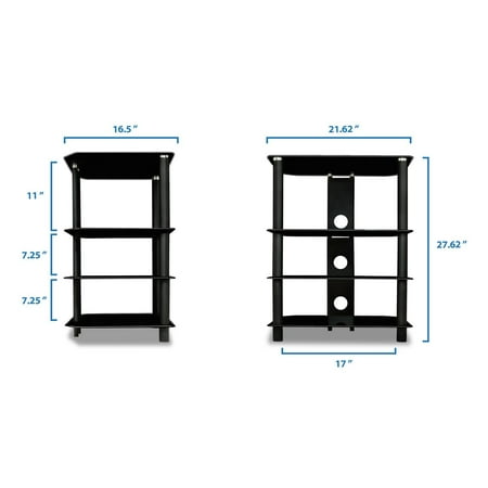 Mount-It! - Full Motion Dual Monitor Desk Mount With Gas Spring Arms - Black