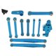 thumbnail image 3 of RC Car Upgrade Fixed Rod Steering Group Servo Arm Kit Blue, 3 of 5
