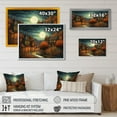 thumbnail image 4 of DESIGN ART Designart "Sunset Haven Ii" City Art Deco Wall Art Prints 20 in. wide x 12 in. high, 4 of 5