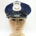 thumbnail image 2 of Gorro de policía BinaryABC, accesorio para fiesta de cosplay de Halloween, 2 of 5