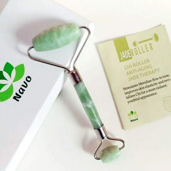 Navo Jade Stone Roller for Face Neck and Body