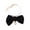 B, variant on Cat Pearl Collar With Elegant Bow Tie Adjustable Pearl Necklace With Bow Tie Suitable For Indoor Cats And Small Dogs