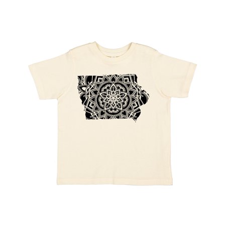 

Inktastic Iowa Silhouette Mandala Gift Toddler Boy or Toddler Girl T-Shirt