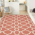 thumbnail image 6 of 5.3'x7.5' hallway carpet runner non-slip carpet runners colorful area rug plaid area rug rust area rug, 6 of 10