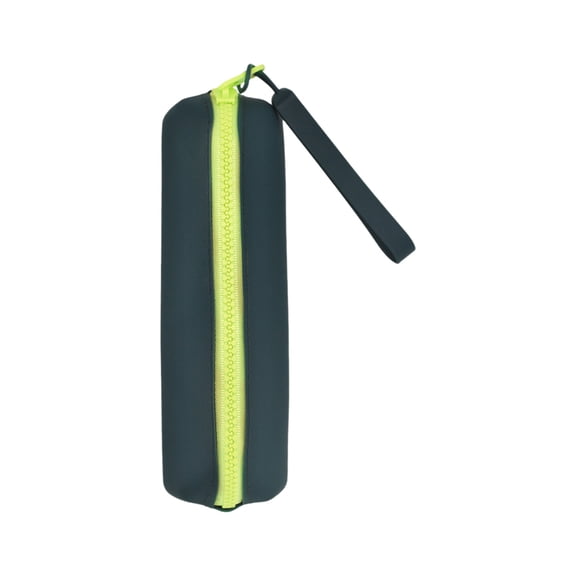 Kyusrd Rectangular Silicone Pencil Case,Creative Zipper Stationery Box with Simple Design,Versatile Desk Organizer