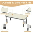 thumbnail image 4 of GAOMON Juego de mesa y silla para niños, altura ajustable, tablero de grafiti, patas antideslizantes, mesa de actividades para guardería, aula y hogar., 4 of 7