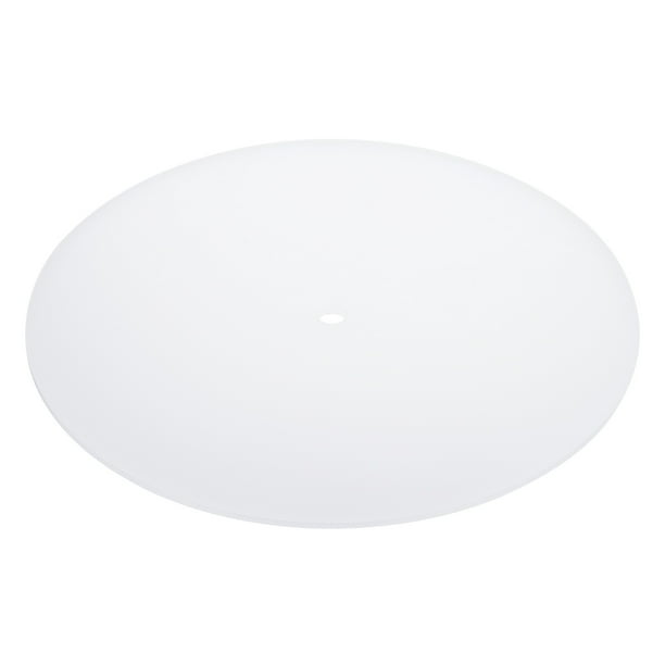 Difusor de pantalla de acrílico duradero Uxcell de 12" de diámetro con agujero central de 3/8" para oficina en casa