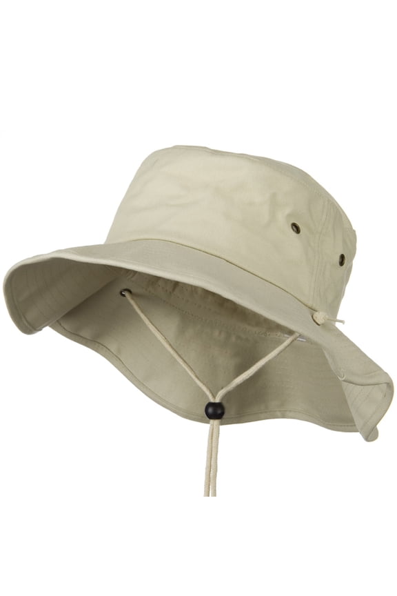 Big Size Cotton Australian Hat - Stone 8