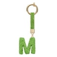 thumbnail image 1 of Uxcell Charm de Letra M de Alfabeto con Rhinestones para Fabricación de Joyas, Verde Claro, 1 of 6
