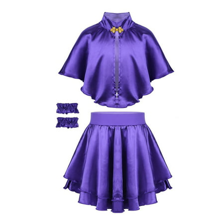 Girls Talent Show Costume Outfit Fancy Dress Set for Cosplay Theatre Musicals