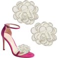 thumbnail image 1 of Decorative Shoe Clips, Removable Bow Clip Flower Rhinestone Charms for Women Dress High Heels Accessories, 1 of 5