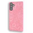thumbnail image 7 of Feishell Flip Wallet Case for Samsung Galaxy S23 Plus 6.6 inch,Shockproof Embossed Pattern PU Leather Magnetic Clasp Folio Protective Phone Cover with Kickstand & Card Slots,Pink, 7 of 7