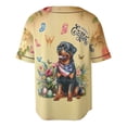 thumbnail image 2 of Rottweiler Celebrates Spring and Enjoys a Happy Easter All Over Print 3D Baseball Shirt Rottie Dog Lover Gifts Idea Softball Sport - 02001, 2 of 6