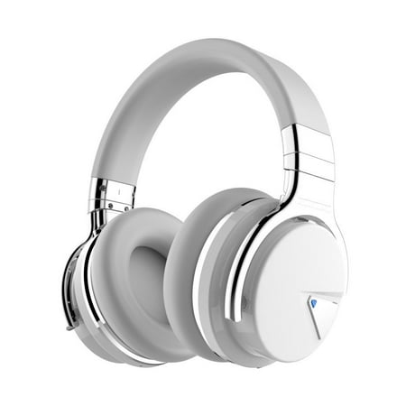 COWIN E7 Bluetooth Headphones with Microphone Wireless Headphones Over Ear, 30H Playtime for Travel Work TV Computer (Best Travel Headphones Under 100)
