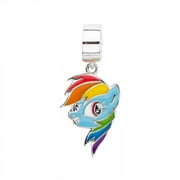 Sterling Silver Rainbow Dash Pandora Style Charm