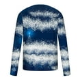 thumbnail image 4 of Honeeladyy Long Sleeve T Shirts for Men 3D Christmas Printing Round Neck Long Sleeve Pullover #Ee-Blue-M, 4 of 5