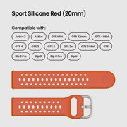 Amazfit Red Sport Silicone Strap (20mm)