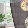 thumbnail image 4 of Yayeee Window Curtains Set of 2 for Living Room Light Filtering 63"x52", Skeleton Stripes, 4 of 7