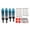 Blue, variant on OVTSC RC Shock Absorber Set Professional Aluminum Alloy Front & Rear RC Car Shocks Suspension Parts For 1/10 Senton Granite Typhon (3.9 inches / 100 mm) - Black
