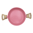 thumbnail image 2 of Juegos De Sartenes Aluminio Baterias Sartene Antiadherentes Eo Safe Imports Color Rosa, 2 of 4