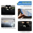 thumbnail image 2 of Windshield Sun Shade for Cars, 55"x27.6" Foldable Car Sun Shade with Aluminum Foil Bubble Heat Insulation, UV Protection for Sedan/SUV/Truck,Sunflowers, 2 of 8