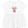 thumbnail image 3 of Inktastic My Grammy Loves Me Girls Baby Dress, 3 of 5