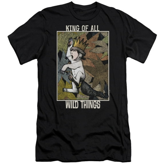 Where The Wild Things Are - King Of All Wild Things - Premium Slim Fit Short Sleeve Shirt - X-Large
