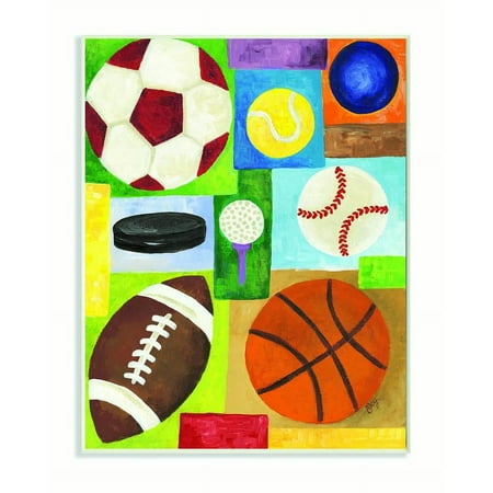 The Kids Room by Stupell Multi-Sport Wall Plaqueby nJoyArt