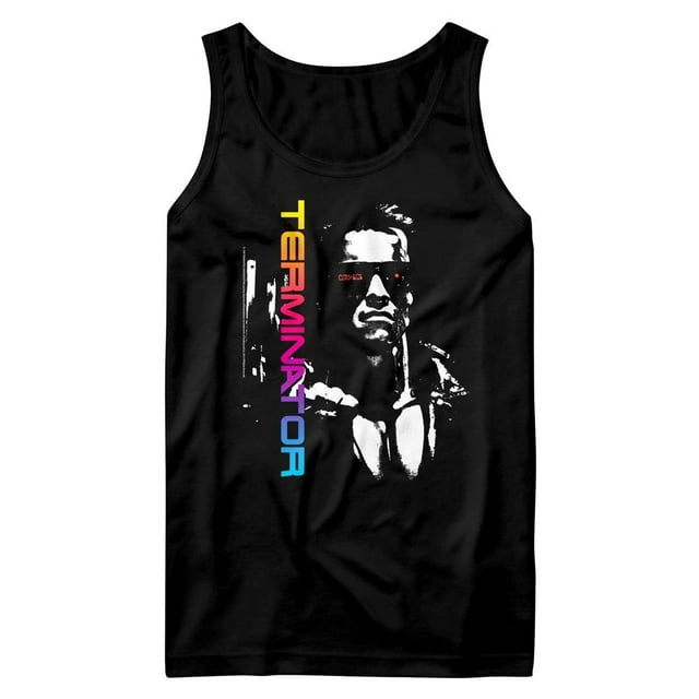 Terminator Terminator Néon Débardeur Noir Adulte T-Shirt