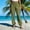 Army Green women harem pants a1, variant on Women's Harem Pants Elastic Waist Flowy Casual Solid Boho Print Vacation Lounge Trousers Relaxed Fit Summer Beach Travel Clothes, Red 2XL