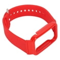 thumbnail image 3 of Bracelet de Montre en Silicone avec Pare-Chocs Protecteur Accessoire de Remplacement Compatible avec Mi Band 7 Pro Rouge et Rouge, 3 of 9