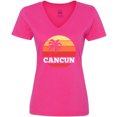 thumbnail image 3 of Inktastic Cancun Mexico Vacation Trip Women's V-Neck T-Shirt, 3 of 5