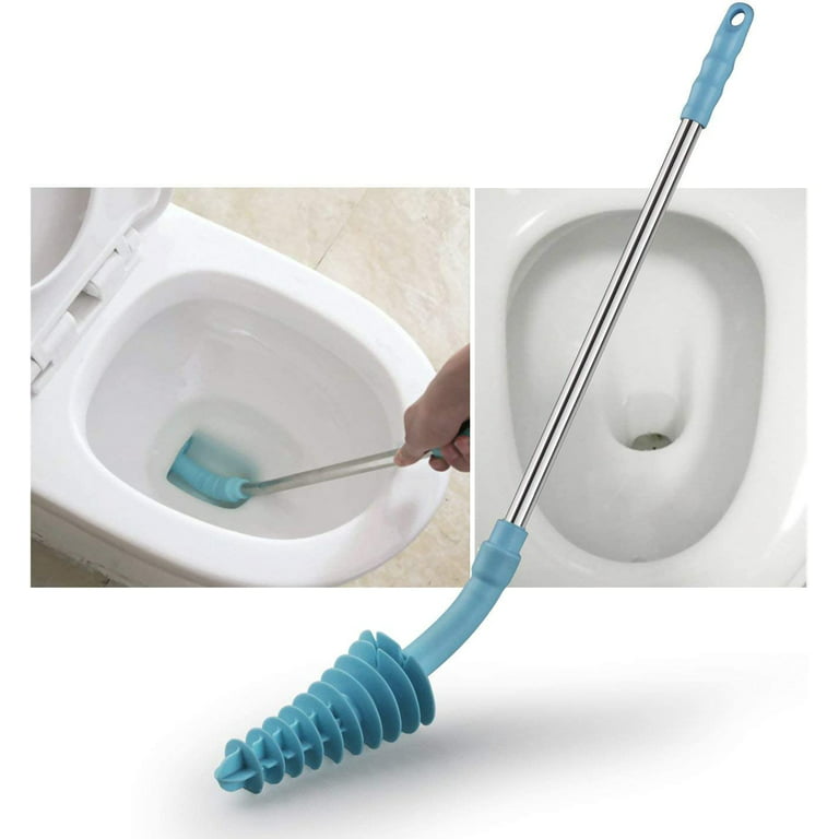 Tohuu Toilet Plunger Toilet Auger Drain Dredging Spring Drain Clog Remover  Tool Toilet Snake Clog Remover to Grab and Clear Blocking in Clogged Toilet  Plumbing Snake effective 