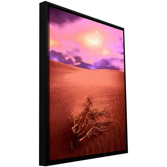 ArtWall Dean Uhlinger "Death Mark" Floater Framed Gallery-Wrapped Canvas