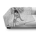 thumbnail image 2 of Tree House Soft Flannel Fleece Throw Blanket, Monochrome Doodle of Owl Family Home in Bare Branched Timbre Sketch, Cozy Plush for Indoor and Outdoor Use, 60" x 80", Black White, by Ambesonne, 2 of 5