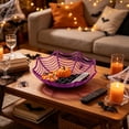 thumbnail image 4 of Tyidzon Halloween Candy Bowl Spider Web Trick or Treat Dish Decorations Indoor, Plastic Bowl Spooky Party Table Decor Snack Serving Dishes, 4 of 6