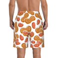 thumbnail image 3 of Kdxio Peanuts4 Pattern Mens Casual Shorts - Drawstring Summer Beach Sports Shorts for Men, 3 of 5