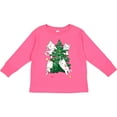thumbnail image 3 of Inktastic Kawaii Cats Christmas Tree Boys or Girls Long Sleeve Toddler T-Shirt, 3 of 5