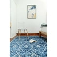 thumbnail image 4 of Furnishmyplace Furnish My Place Trellis Pattern Rug - Navy, Bohemian Rug 2'x4', 4 of 6