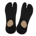thumbnail image 4 of 3x1 Par Hombre Toe Flip Flop Calcetines Tabi Calcetines Deportes Tobilleras Negro Sunnimix Calcetines con chancletas de 2 dedos, 4 of 8