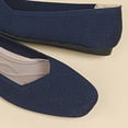 thumbnail image 3 of Zapatos planos Cómodos Ygjytge con punta cuadrada Antideslizantes, 3 of 9