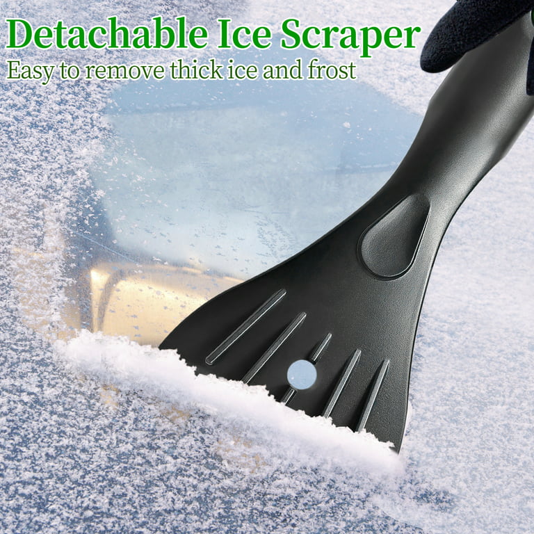 SEAAES Ice Scraper with Snow Brush for Car India